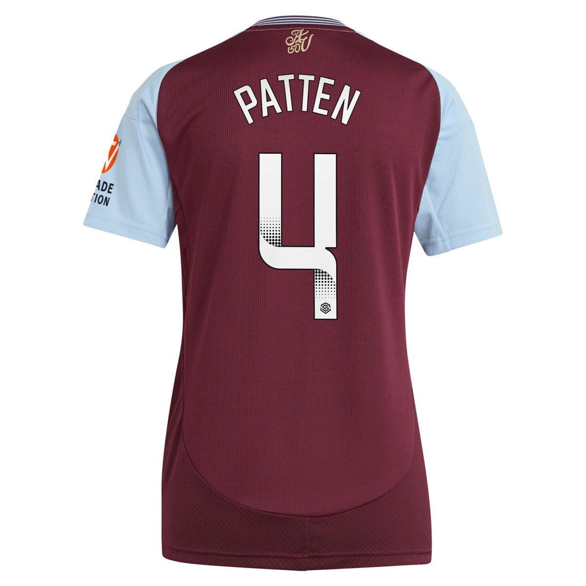 aston villa wsl adidas home shirt 2024-25 – womens with patten 4 printing Collection | Official Aston Villa Kits for Fans