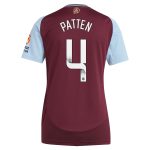 aston villa wsl adidas home shirt 2024-25 – womens with patten 4 printing Collection | Official Aston Villa Kits for Fans