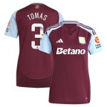 aston villa wsl adidas home shirt 2024-25 – womens with tomás 3 printing Collection | Official Aston Villa Kits for Fans