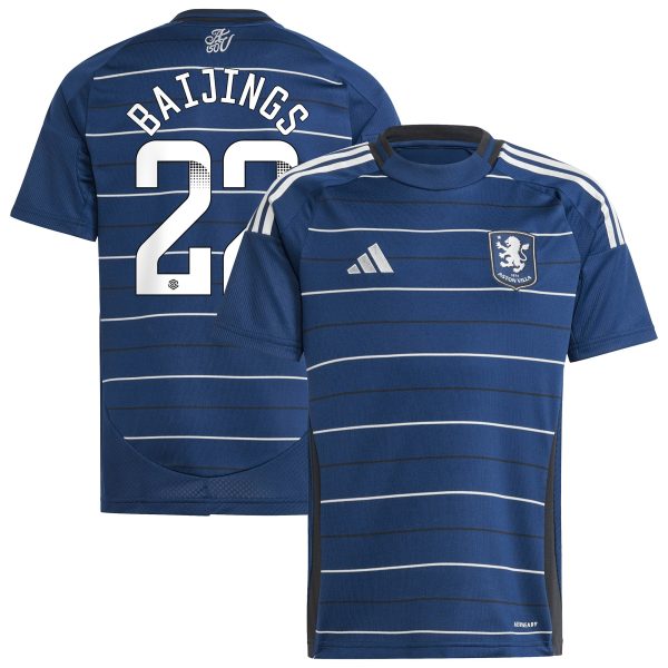 aston villa wsl adidas third shirt 2024-25 – kids with baijings 22 printing Collection | Official Aston Villa Kits for Fans
