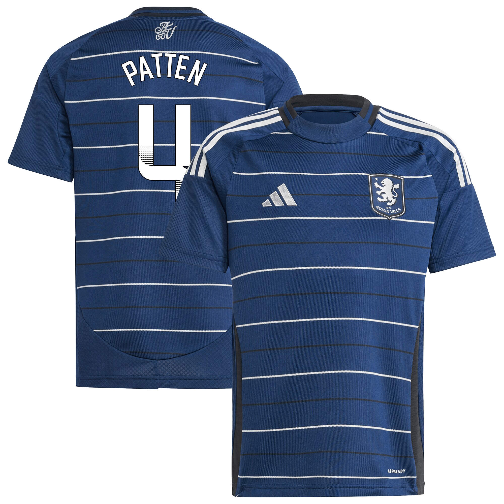 aston villa wsl adidas third shirt 2024-25 – kids with patten 4 printing Collection | Official Aston Villa Kits for Fans