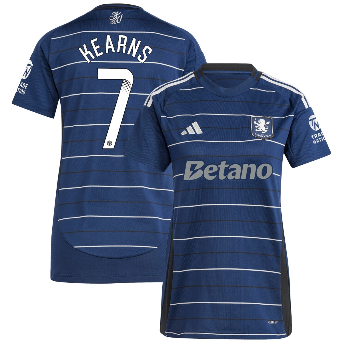 aston villa wsl adidas third shirt 2024-25 – womens with kearns 7 printing Collection | Official Aston Villa Kits for Fans