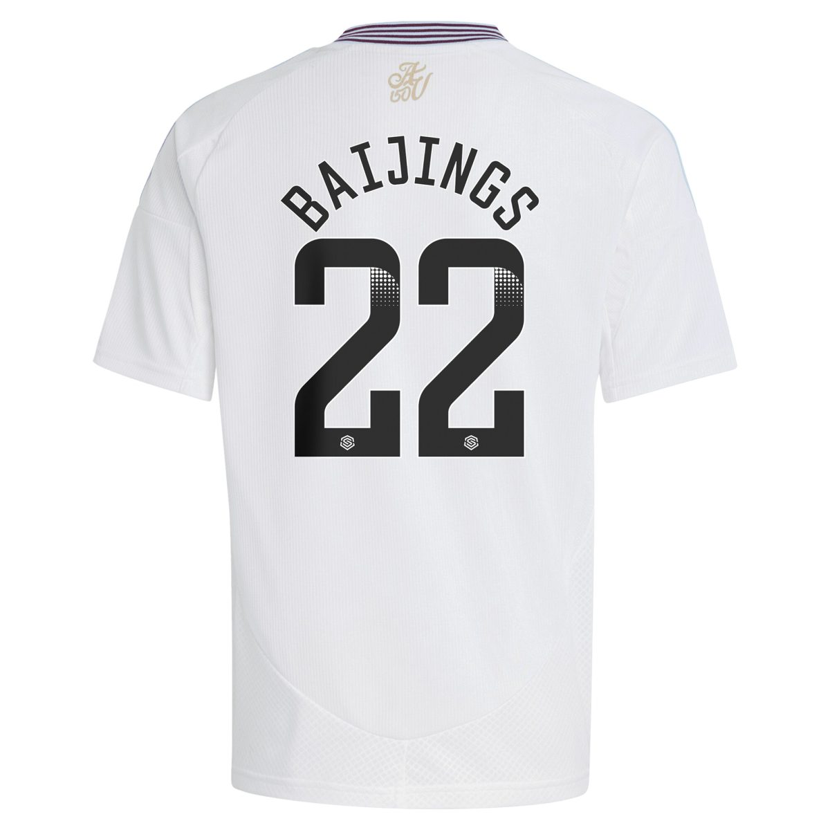 aston villa wsl away shirt 2024-25 – kids with baijings 22 printing Collection | Official Aston Villa Kits for Fans