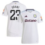 aston villa wsl away shirt 2024-25 – womens with grant 23 printing Collection | Official Aston Villa Kits for Fans