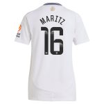 aston villa wsl away shirt 2024-25 – womens with maritz 16 printing Collection | Official Aston Villa Kits for Fans